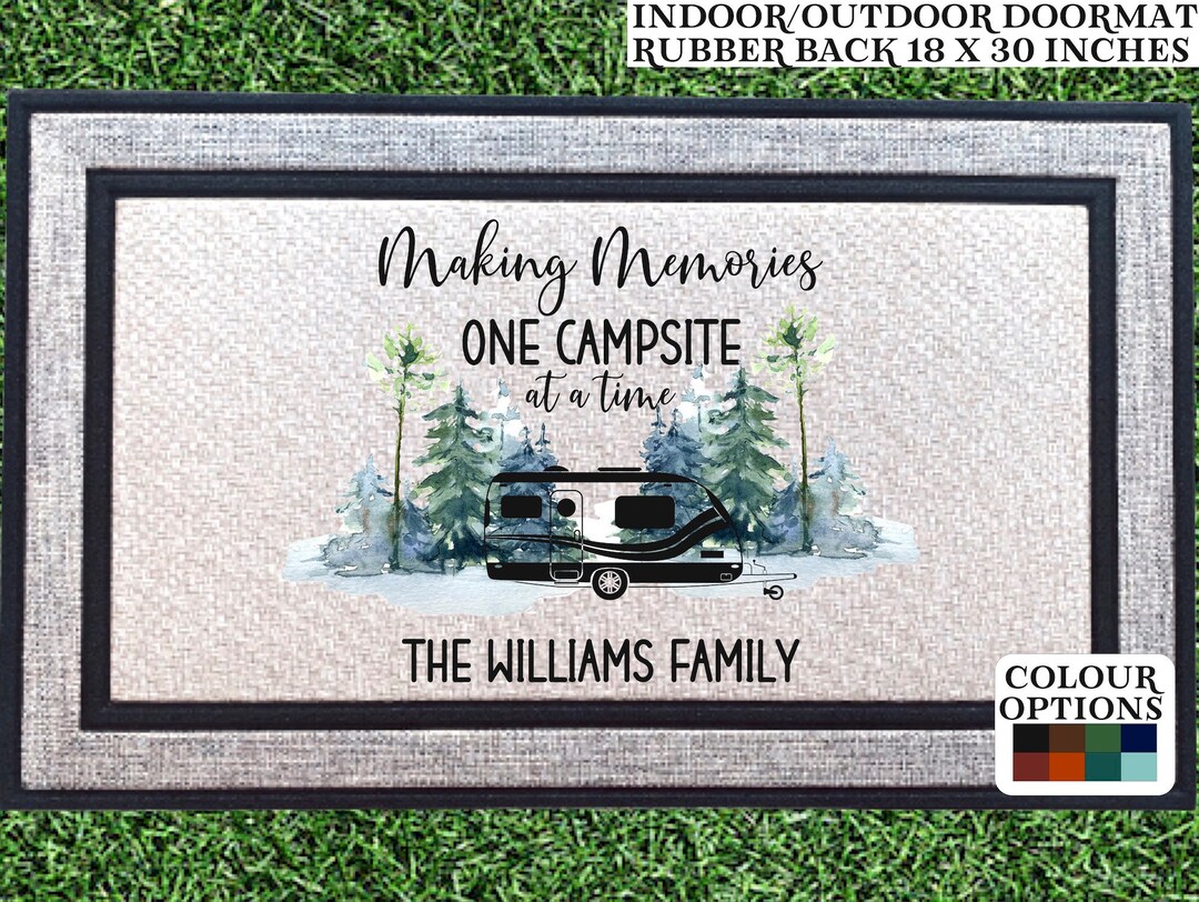 Personalized RV Doormat Camper Doormat Family Name Doormat Motorhome