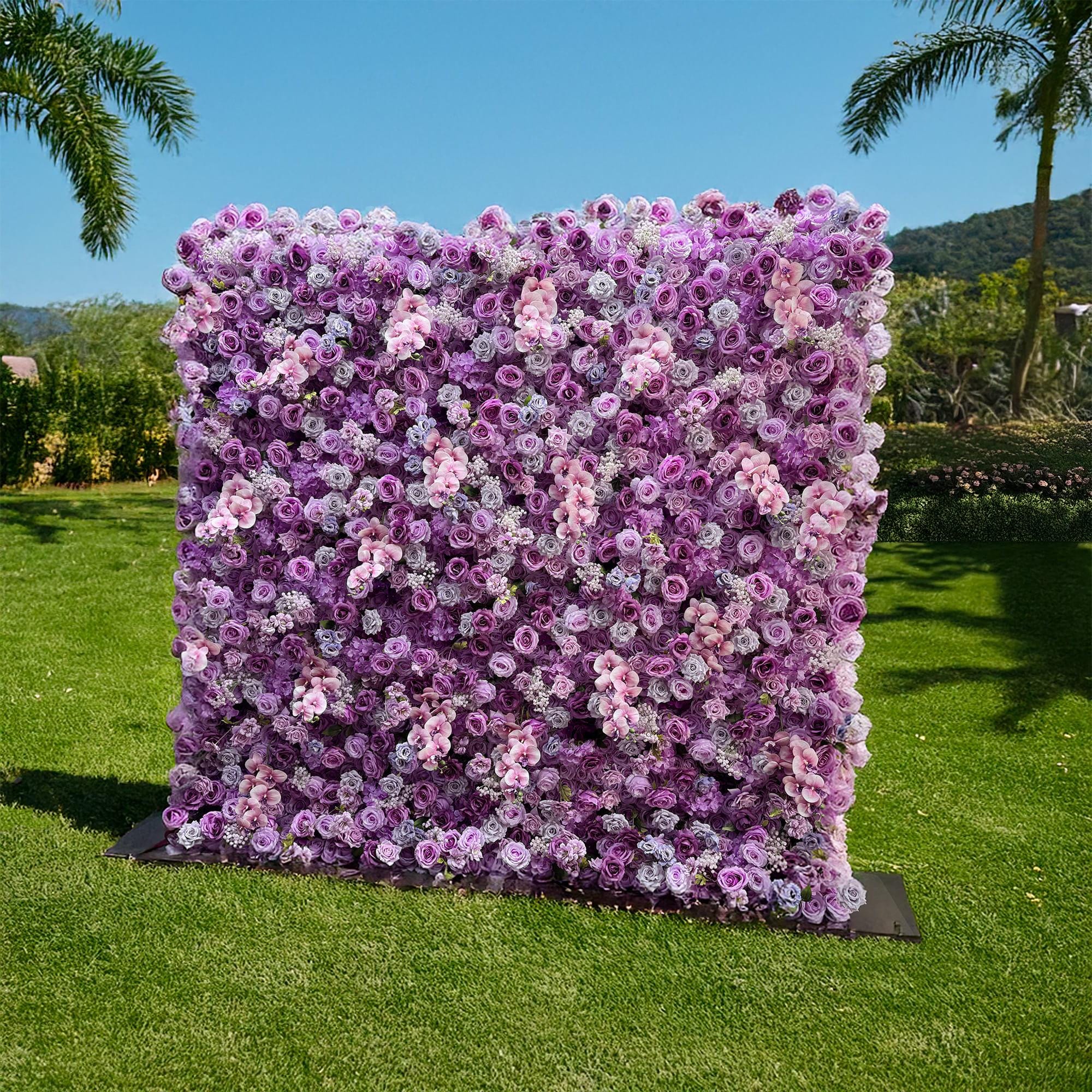 Purple Rose Flower Wall Backdrop: Event Photography Decor - Etsy