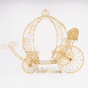 Carruaje de calabaza Fattonny de Cenicienta, estilo princesa de hadas, de tamaño natural, de 7,9 pies de altura, para decoración de Halloween, baby shower e invitación de boda.