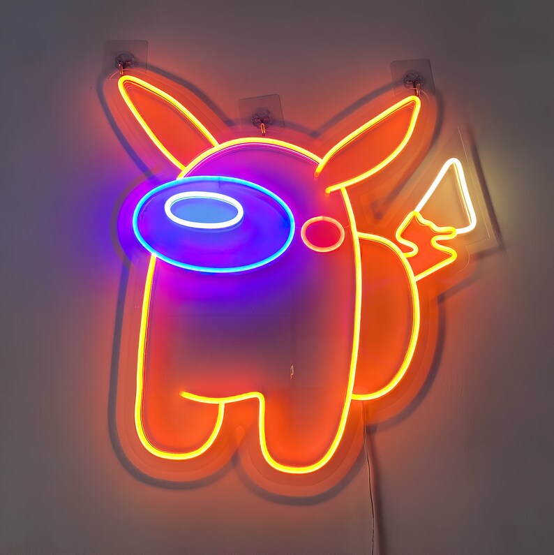 Crewmate Sign Custom LED Neon Sign: Personalized Backdrop, Bar Sign - Etsy