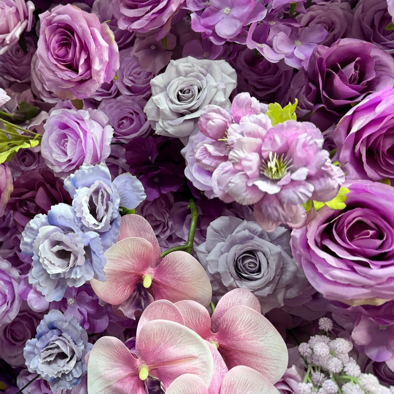 Purple Rose Flower Wall Backdrop: Event Photography Decor - Etsy