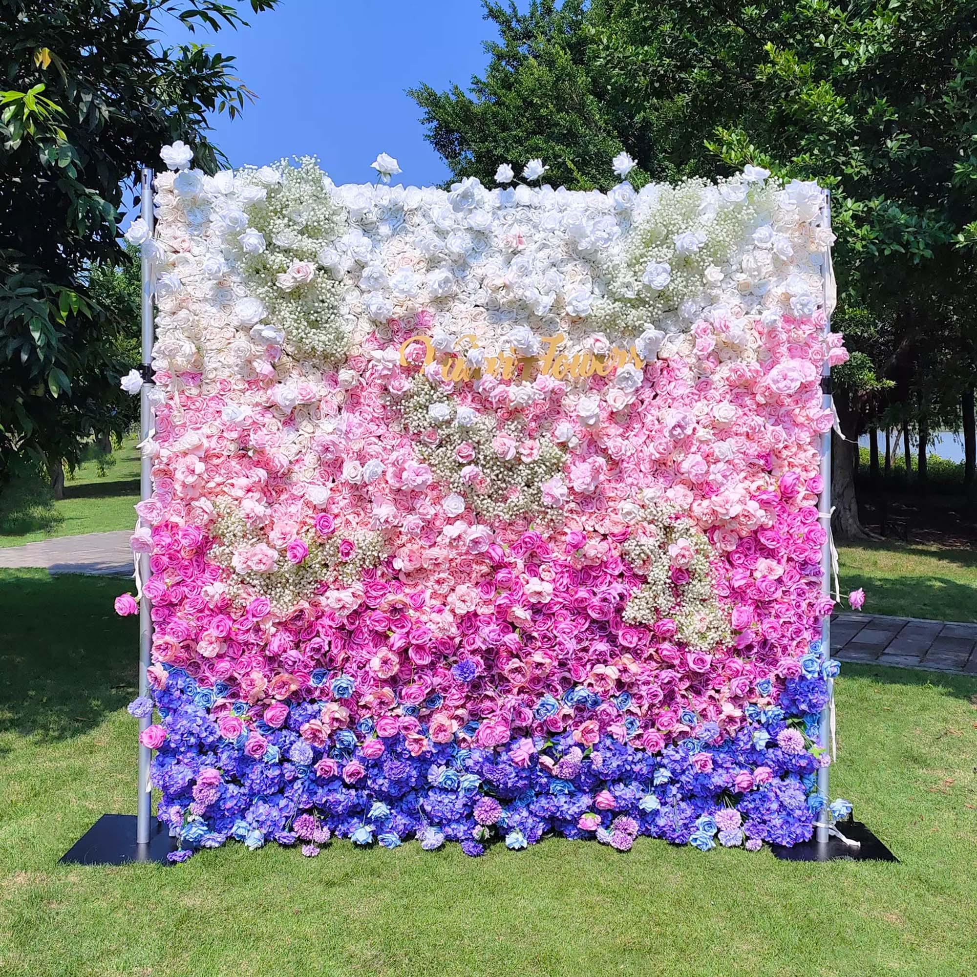 Aazon.co : Haoyiyi 8x6ft Colorful Flower Background Roantic 3D Cut...
