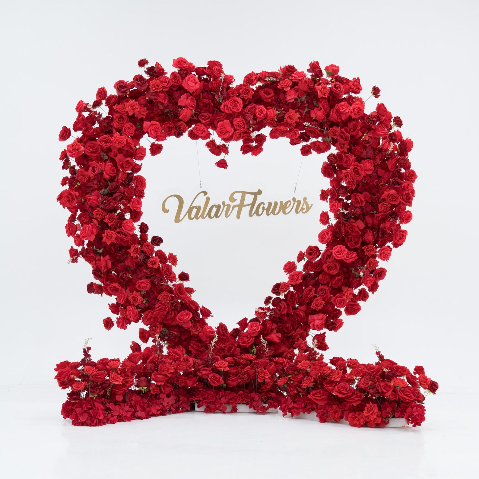 Red Rose Heart Backdrop: Proposal, Wedding, or Party Centerpiece - Etsy
