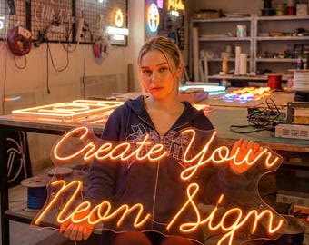 Custom Wedding Neon Sign: Personalized LED Backdrop, Bar Sign