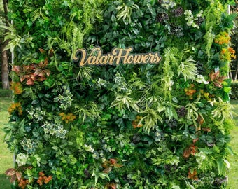 5D Spring Lush Greenery Wall Backdrop – Artificial Foliage Wedding & Event Decor