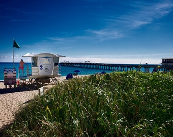 Florida Beach Fine Art Landscape Photography Wall Hanging Print – Title: "Beach Day"