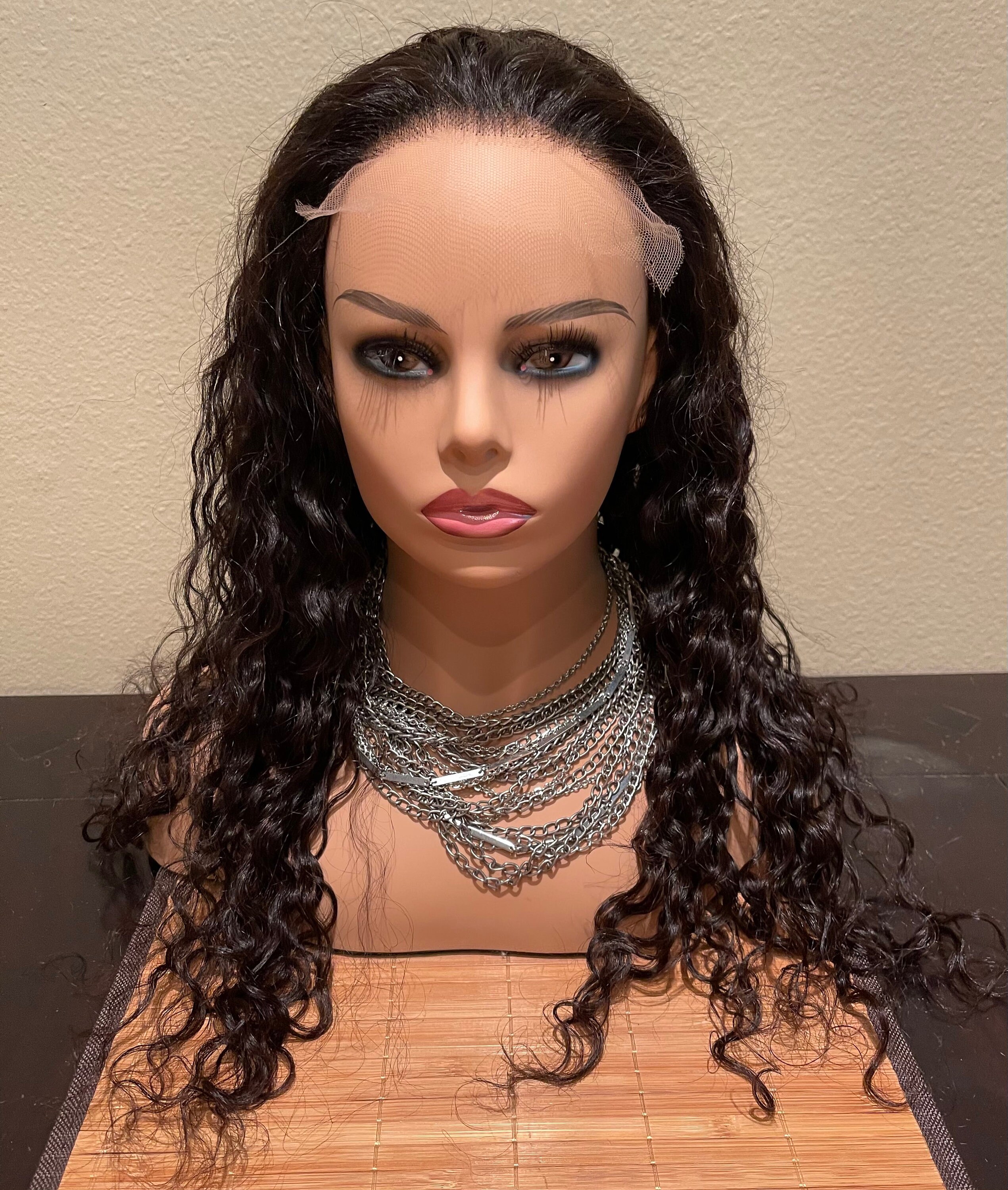 HD 5x5 Closure Wig Virgin Hair Natural Wavy 14 24 Inches Etsy