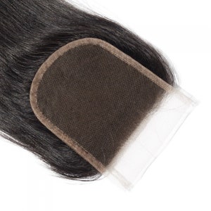 HD Lace 5x5 Closure Straight Human Virgin Hair 10A Top Quality (16 - 20 inches)