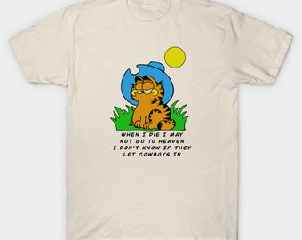 cowboy garfield shirt
