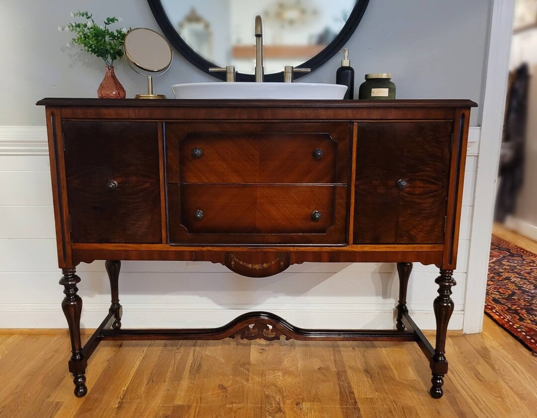 Antique Bathroom Vanity Etsy