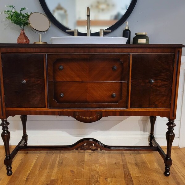 Antique Bathroom Vanity Etsy