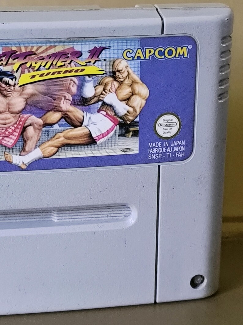 Super Nintendo Street Fighter II 2 Turbo Capcom Snes Video Game ...
