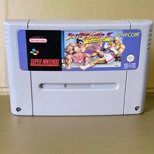 スーパーファミコン ストリートファイター II 2 ターボ カプコン SNES ビデオゲームカートリッジ