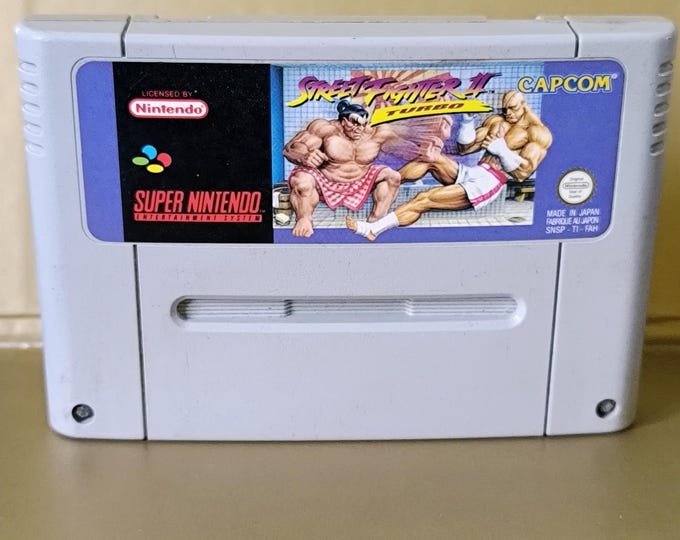 Super Nintendo Street Fighter II 2 Turbo Capcom Snes Video Game ...