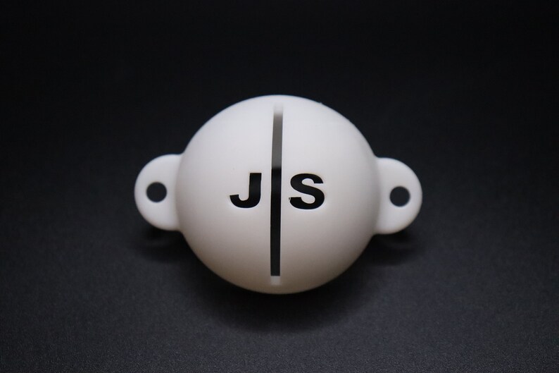 Custom Initials Golf Ball Marker Stencil Personalized Golf Etsy