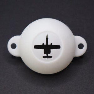A-7 A-10 Golf Ball Marker Stencil | Aviation | Golf Ball Alignment Tool | Golf Ball Stamp | Gift