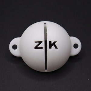 Custom Initials Golf Ball Marker Stencil, Personalized Golf Ball Marker Stencil, Golf Ball Alignment Tool, Golf Ball Stamp, Gift