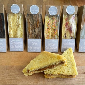 Cake sandwich in 14 flavours