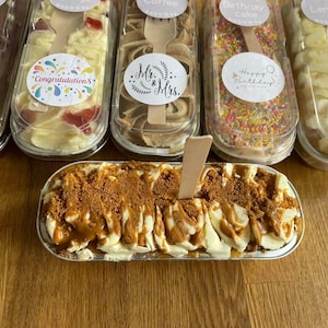 Mini sponge cake loaf tray .  Birthday weekend treat