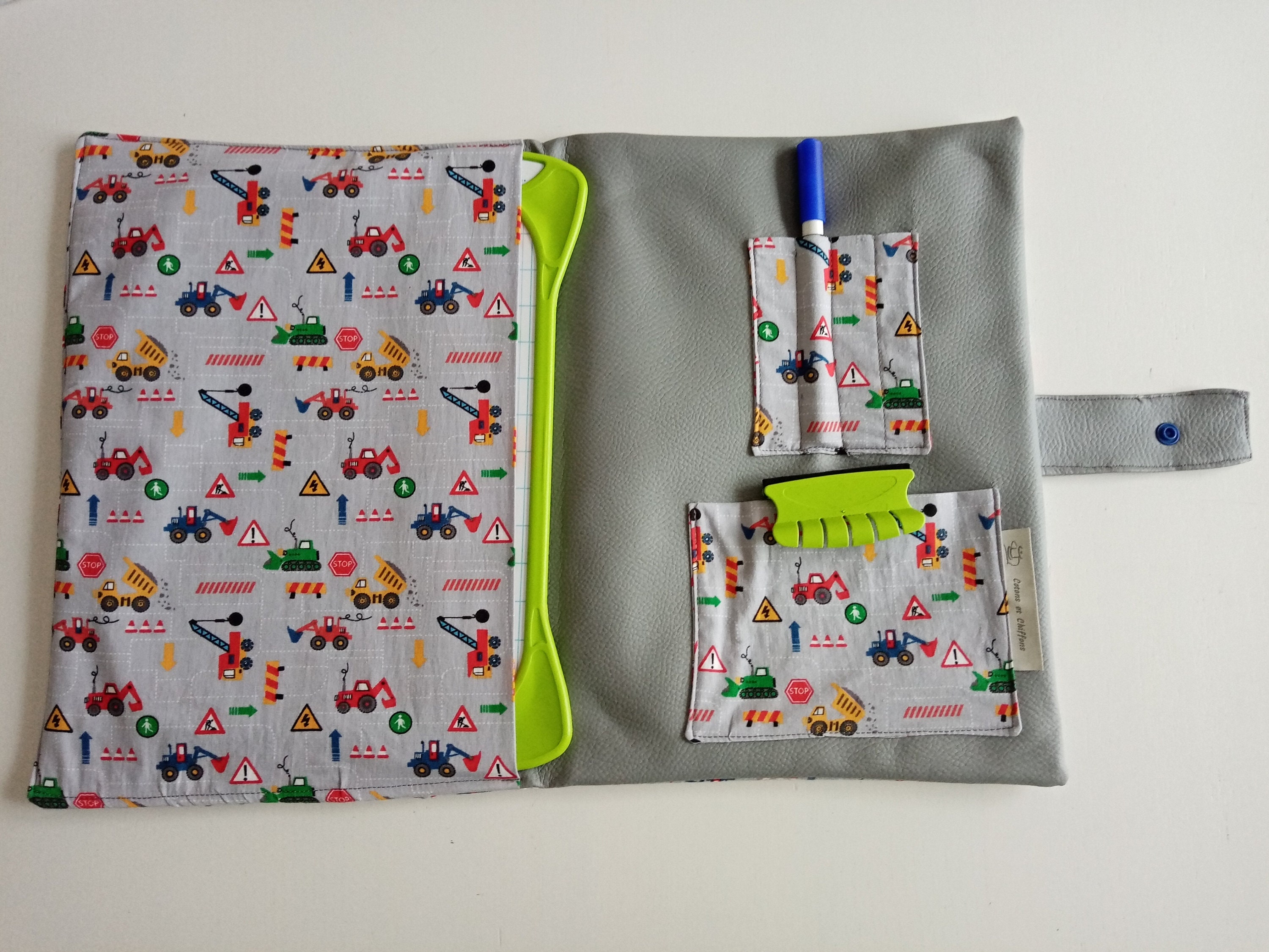 Pochette Ardoise, Range Ardoise Pour École