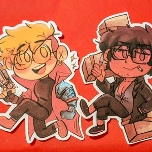 Vashwood Trigun Stampede Matte Stickers