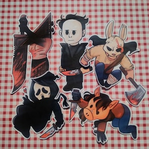 Conjunto de pegatinas Dead By Daylight Slasher
