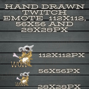 Cubone Twitch Emote &#39;WOW&#39;  (hand drawn)