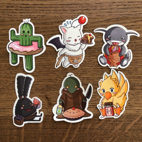 Final Fantasy Chocobo, Moogle & Monster Sticker Pack 