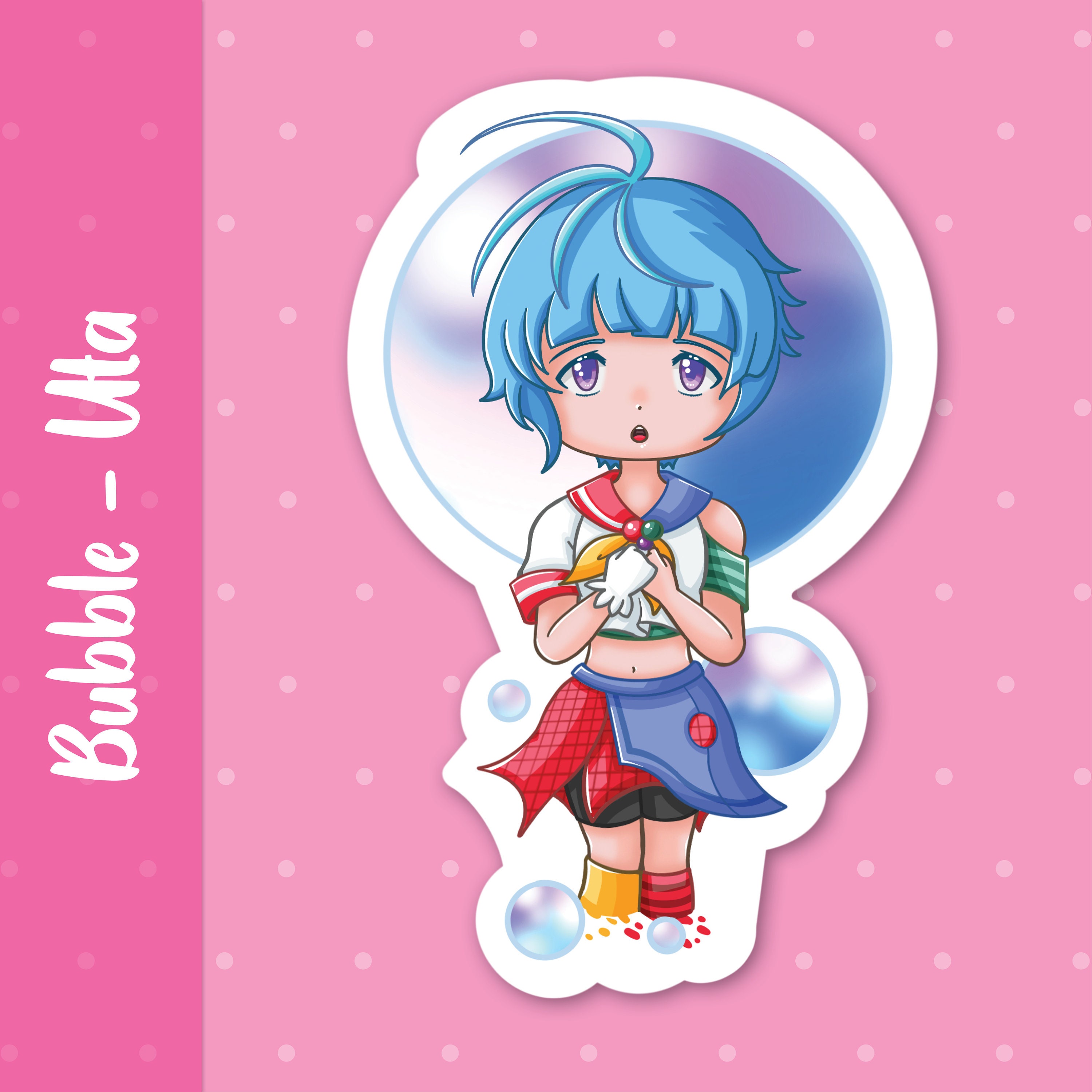 Uta Bubble Netflix Anime Inspired Fanart Glossy Water -  Norway