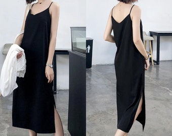 Women Casual Elegant Dress V Neck Lace Hollow Out Slim Midi - Etsy