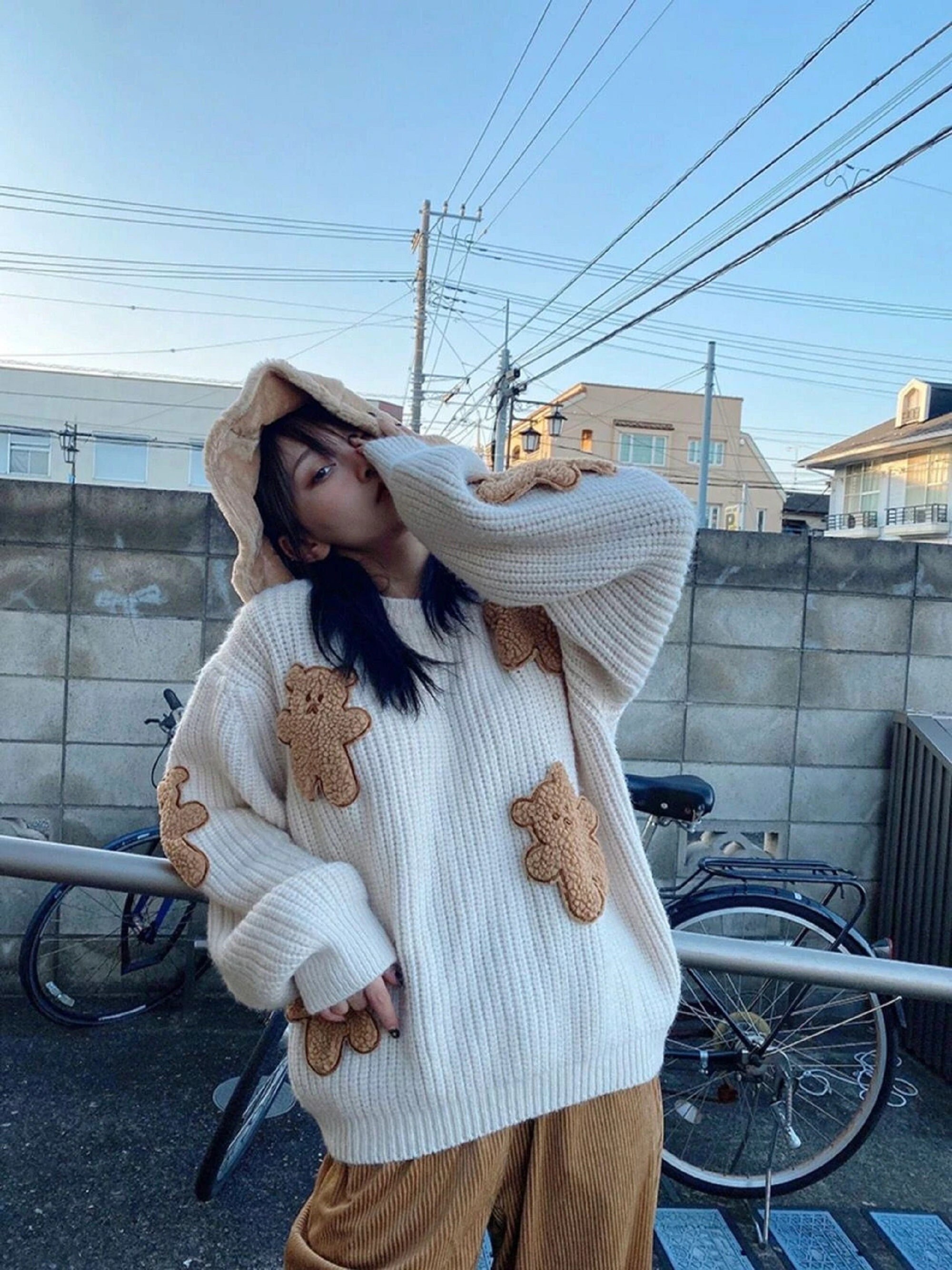Cute Bear Hot Drink Cup 370ml - Kawaii Fashion Shop  Cute Asian Japanese  Harajuku Cute Kawaii Fashion Clothing