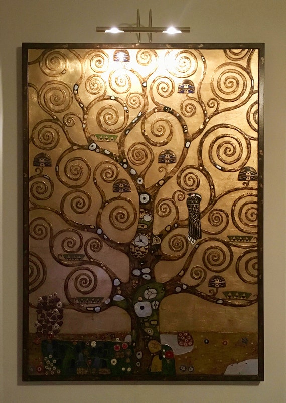 油絵クリムト クリムト 生命の木 グスタフ・クリムト画 生命の樹 Tree