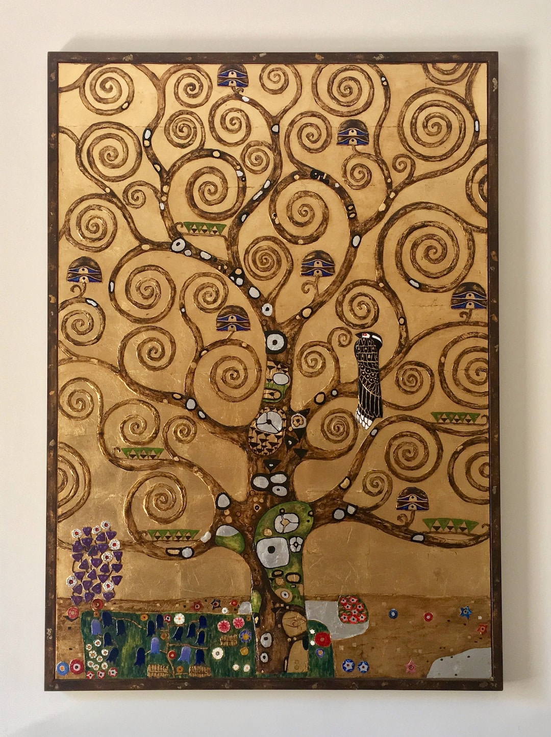 Gustav Klimt. Tree of Life. Painting on Gold Etsy