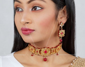 Ramzia Kundan Necklace Set
