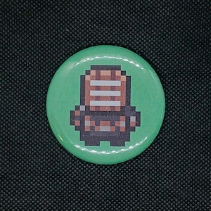 Mini Isaac // Dead Space Pixel Art - PINBACK BUTTON (2.25in)