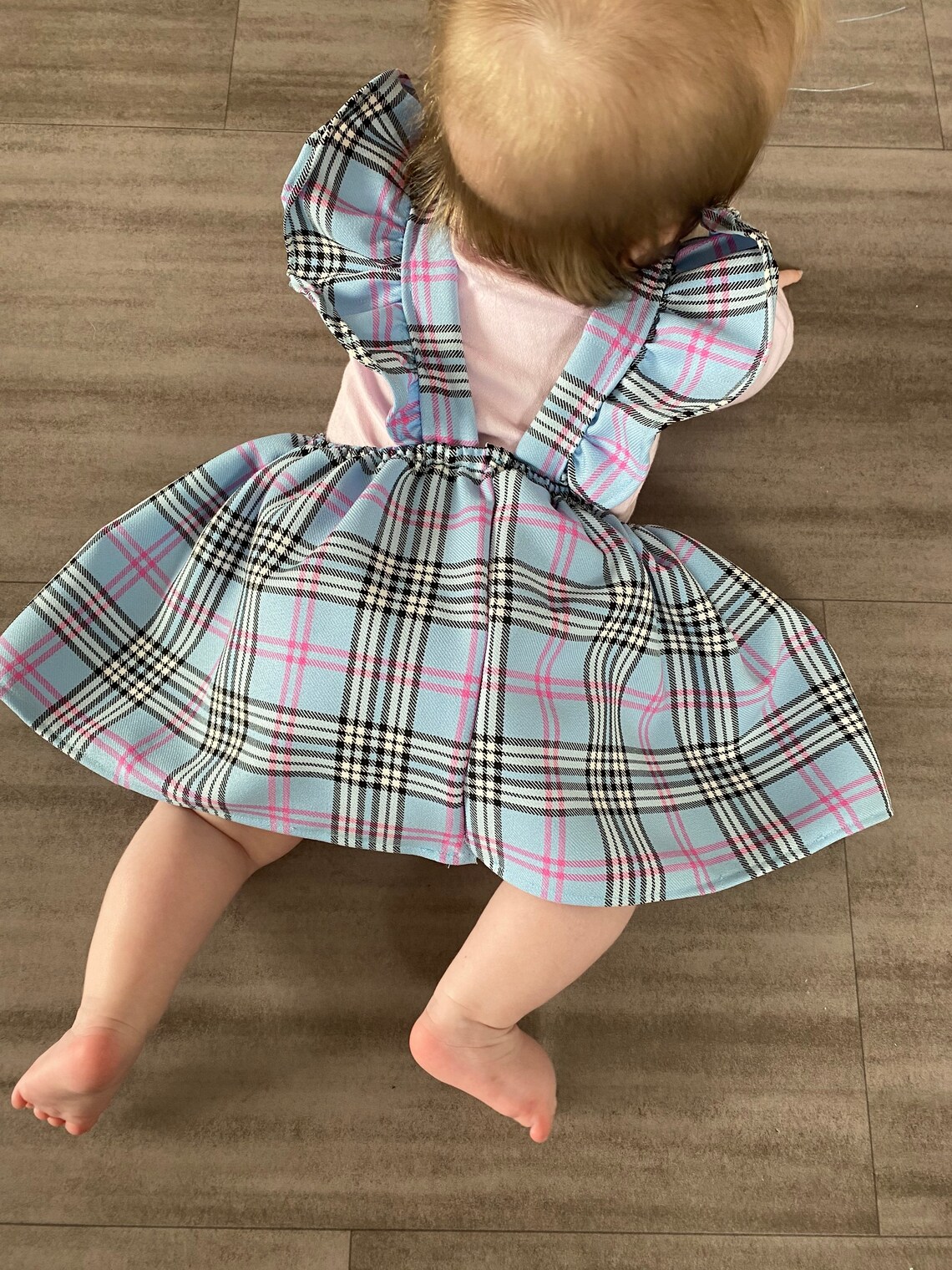 Tartan Baby Girls Clothing Set Baby Girls Summer Romper Etsy