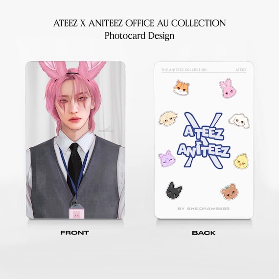 ATEEZ X ANITEEZ Collection Photo Cards - Etsy