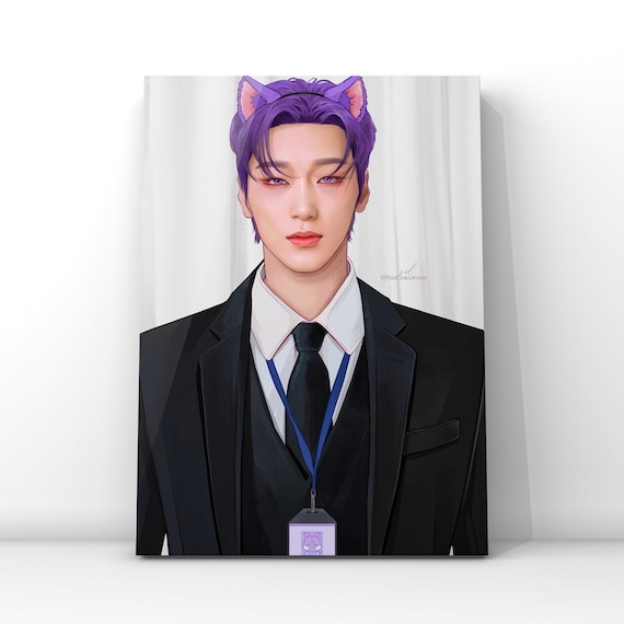ANITEEZ San - ATEEZ Art Print - Etsy