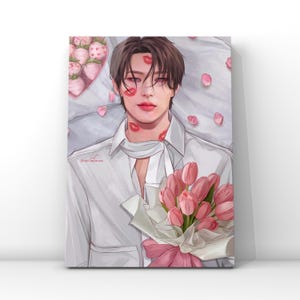 Valentines Mingi - ATEEZ art print