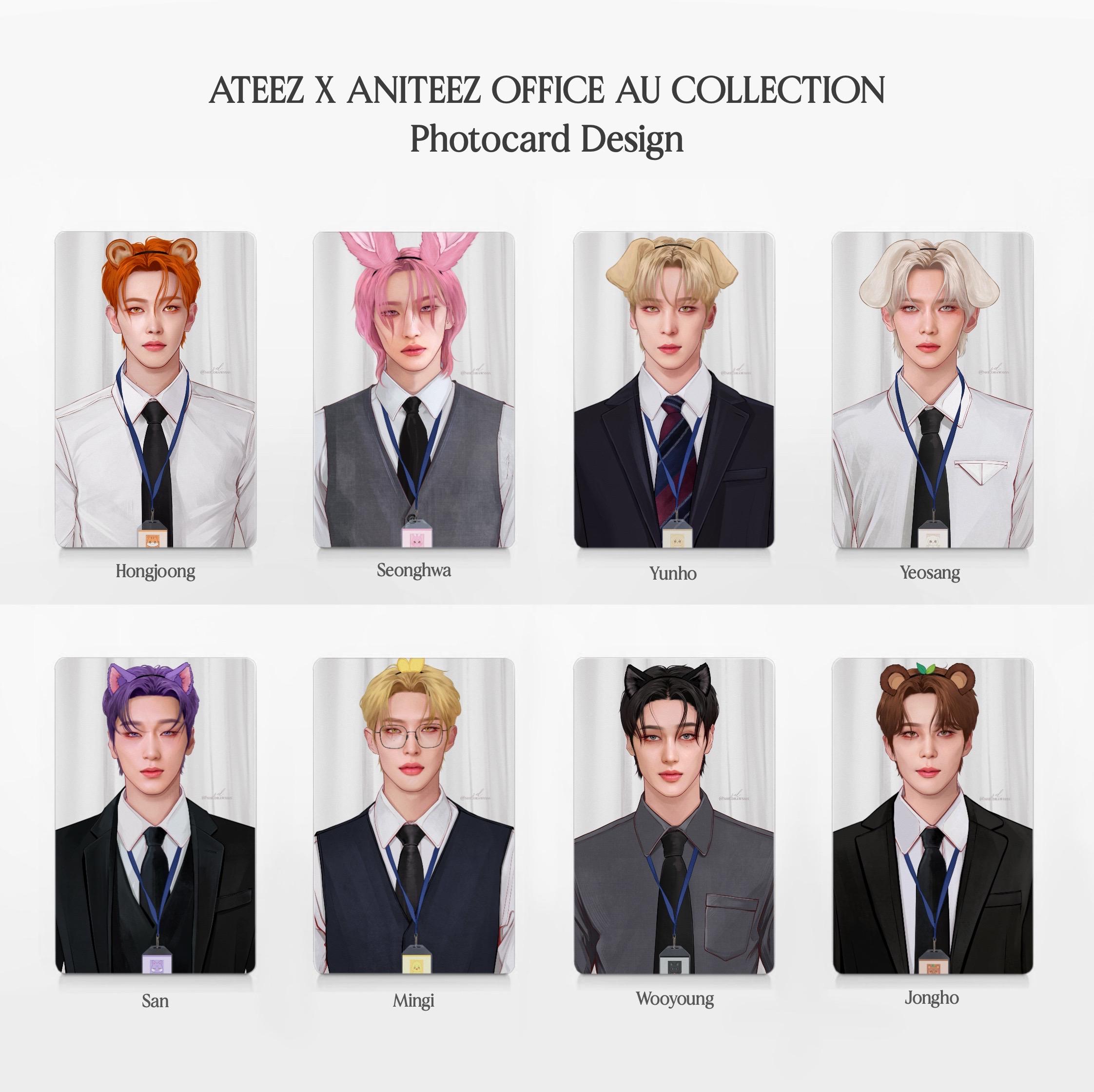 ATEEZ X ANITEEZ Collection Photo Cards - Etsy