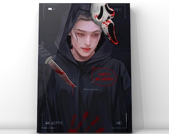 ウヨン、Ateez オリジナル K-POP ファンアート プリント ポスター