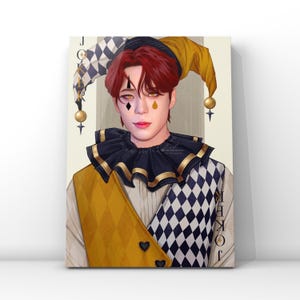 The Joker - Choi Jongho of Ateez fanart Kpop fanart digital art print