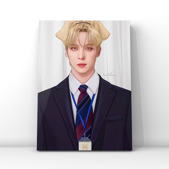 ANITEEZ Yunho - ATEEZ Art Print - Etsy
