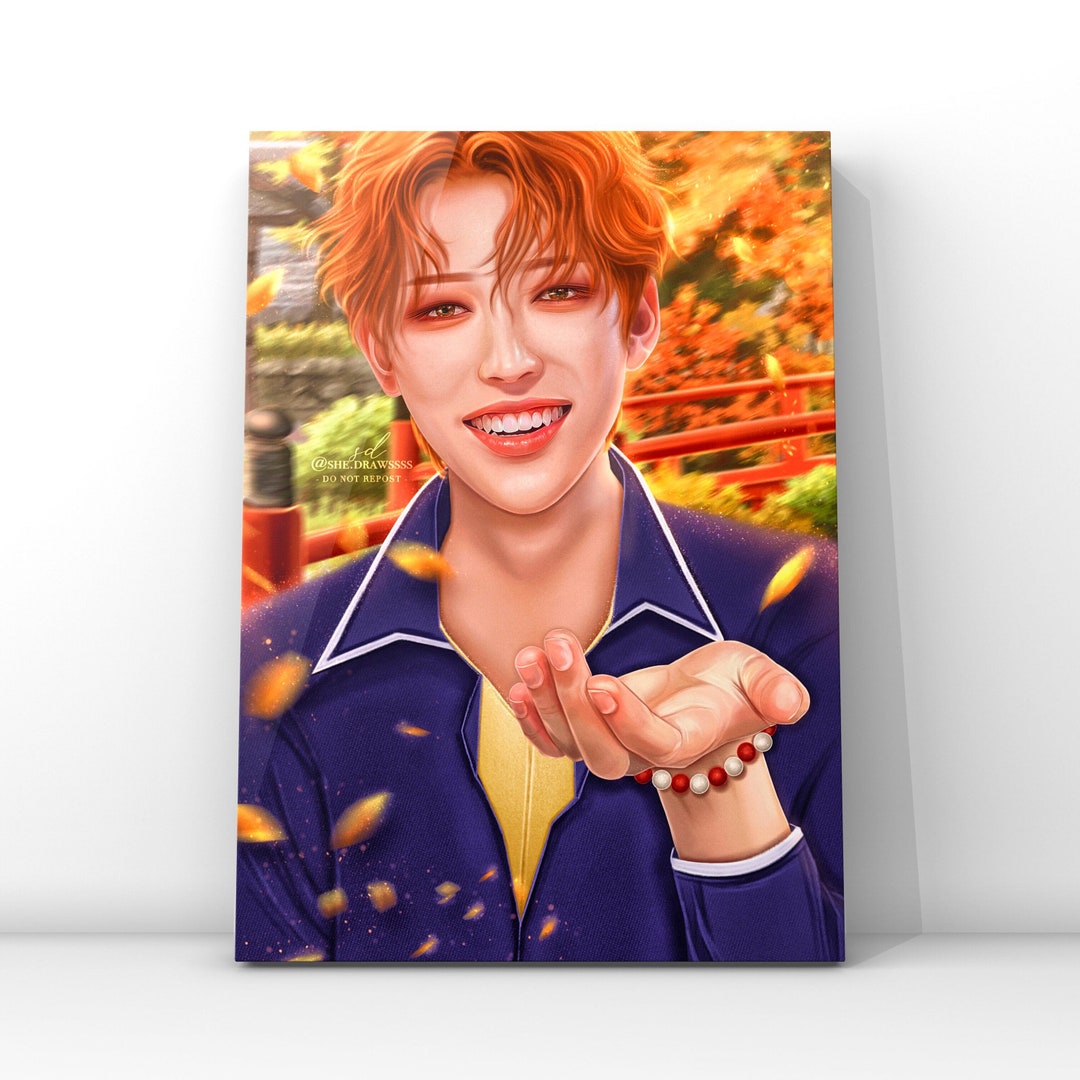Fruits Basket Kim Hongjoong of Ateez Fanart Kpop Fanart Digital Art