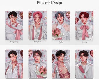 ATEEZ Valentines Collection Photo Cards - Etsy