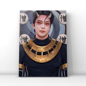 Demon Jongho - Choi Jongho of Ateez fanart Kpop fanart digital art print