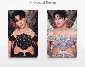 Ateez x D&G Photo Cards - Ateez fanart Kpop fanart digital art photo cards