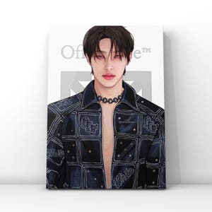 Muse - Song Mingi ATEEZ art print