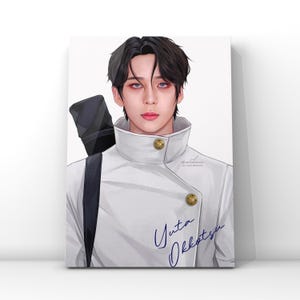 JJK Jongho - Choi Jongho of Ateez fanart Kpop fanart digital art print