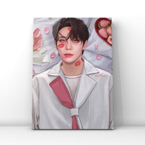 Valentines Jongho - ATEEZ art print
